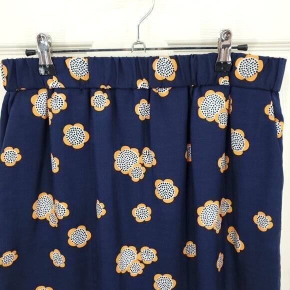Boden Penelope Pull On Floral Mini Skirt 12UK/8US Blue/Orange - Picture 4 of 15